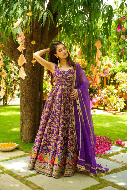 Rajwaada Bagh Maxi Set