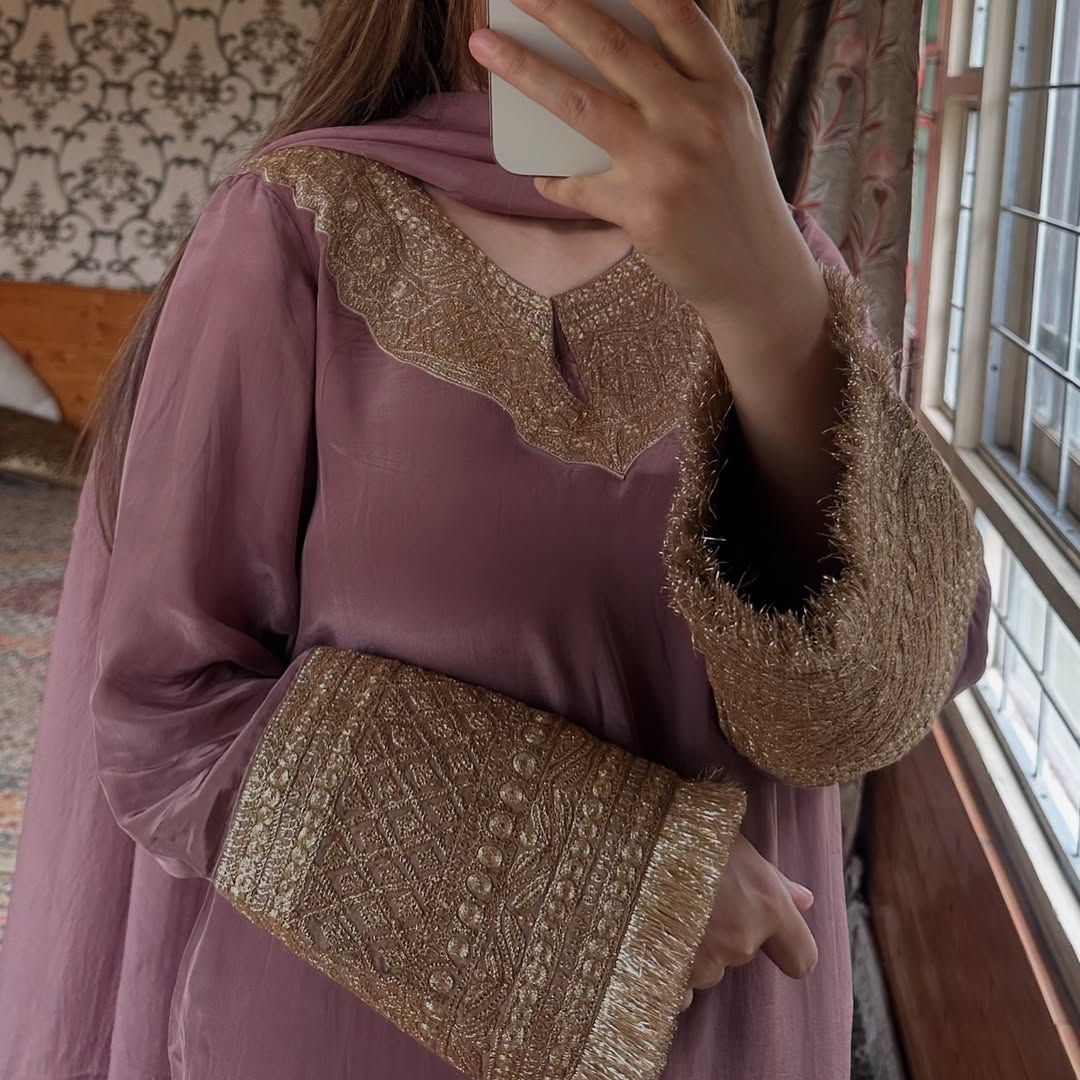 Zara’s Handcrafted Embroidered Suit