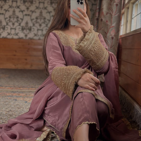 Zaraβs Handcrafted Embroidered Suit