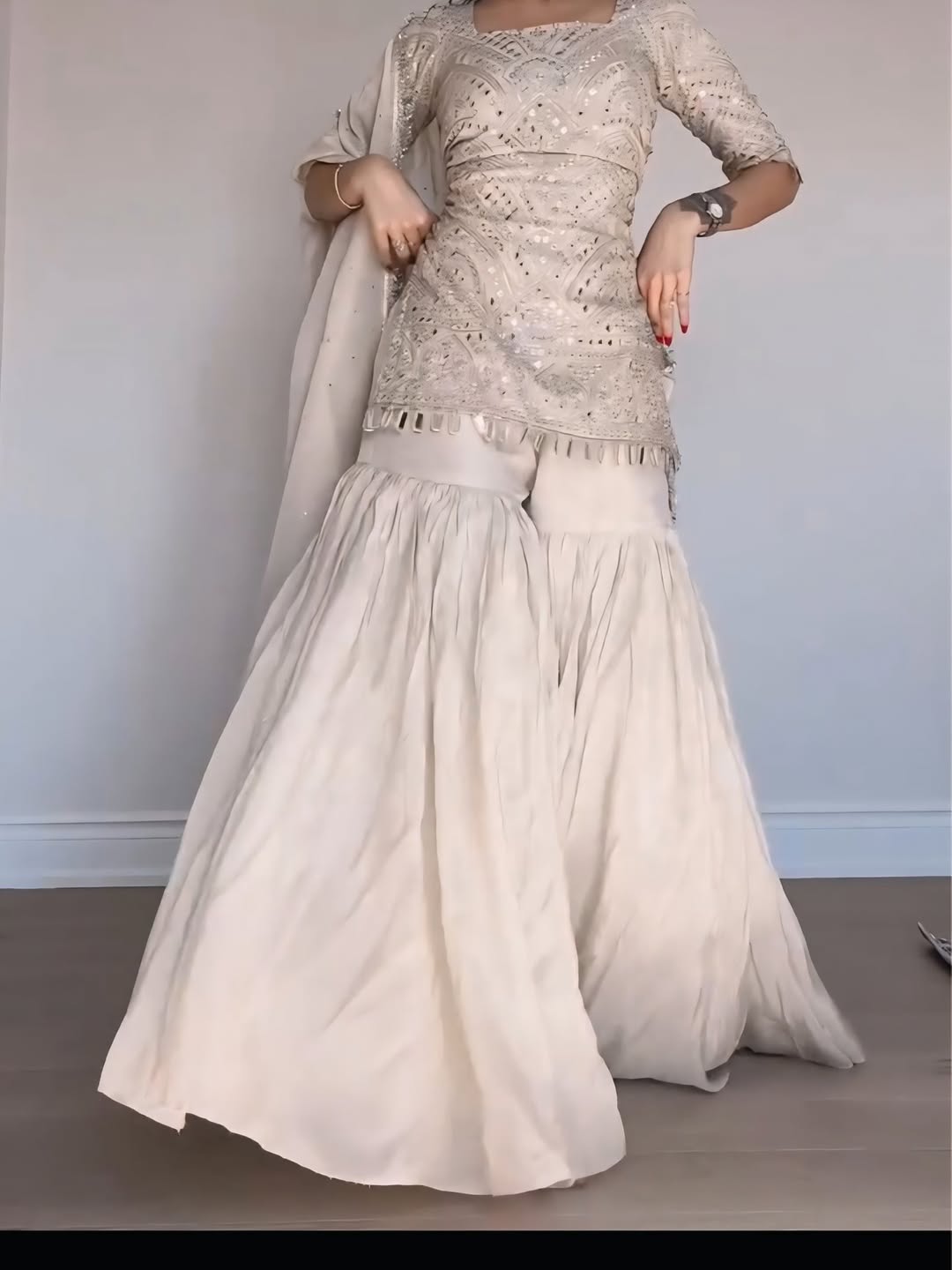 Bold & Beautiful Haldi Sharara Look