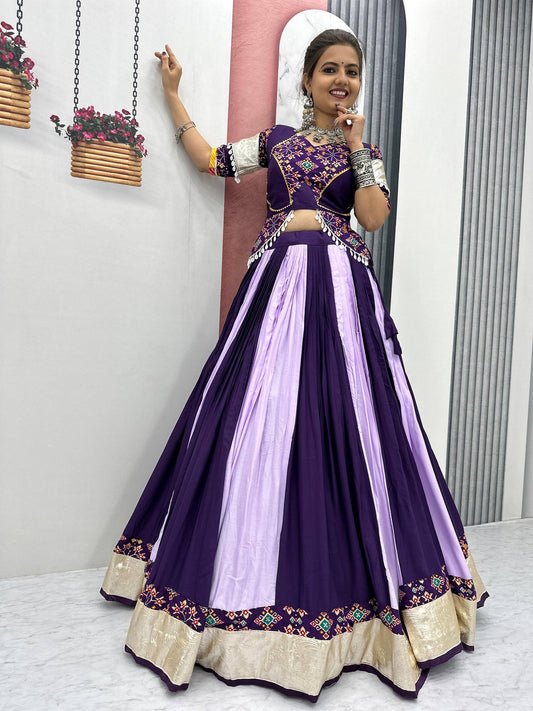 Varnika's Traditional Mirror Work Navratri Lehenga Choli