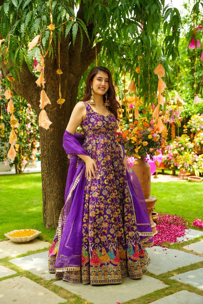 Rajwaada Bagh Maxi Set