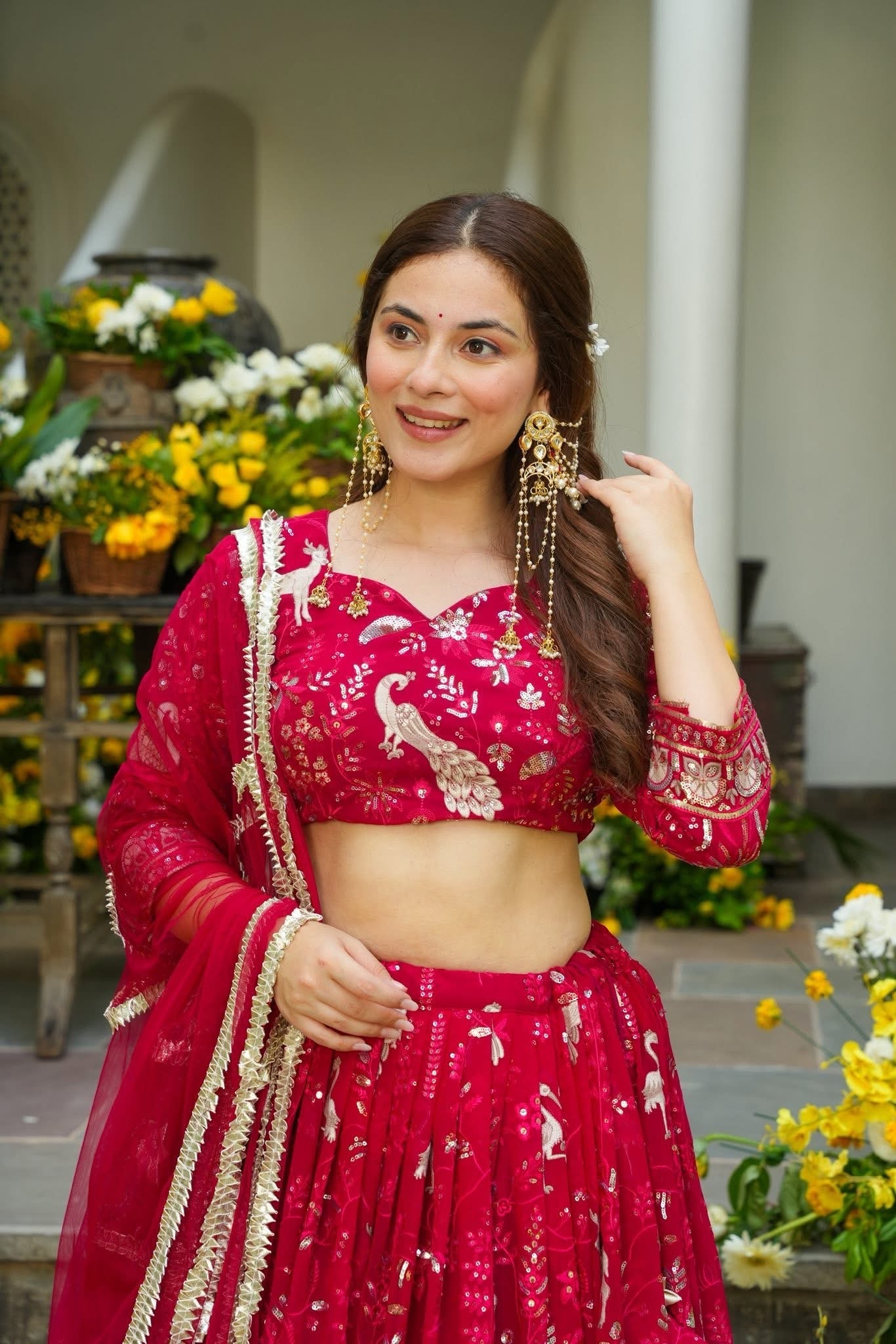 Jahanara Heavy Georgette Festive Lehenga Set