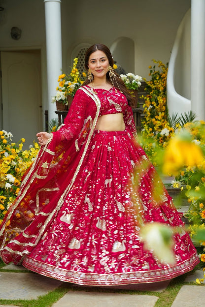 Jahanara Heavy Georgette Festive Lehenga Set