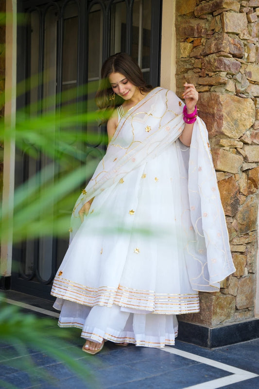 Shubhra Glint Kurta Set