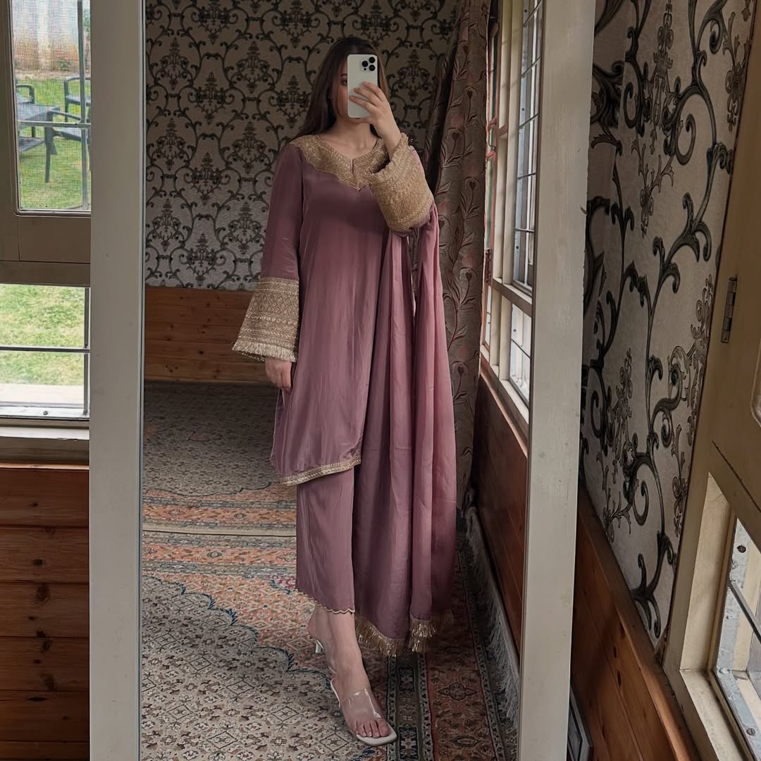 Zara’s Handcrafted Embroidered Suit