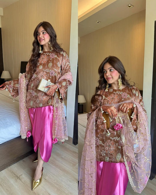 Rose Gold Blossom Tunic SeT