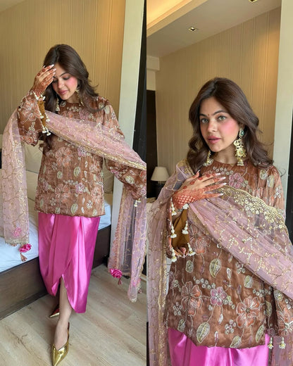 Rose Gold Blossom Tunic SeT