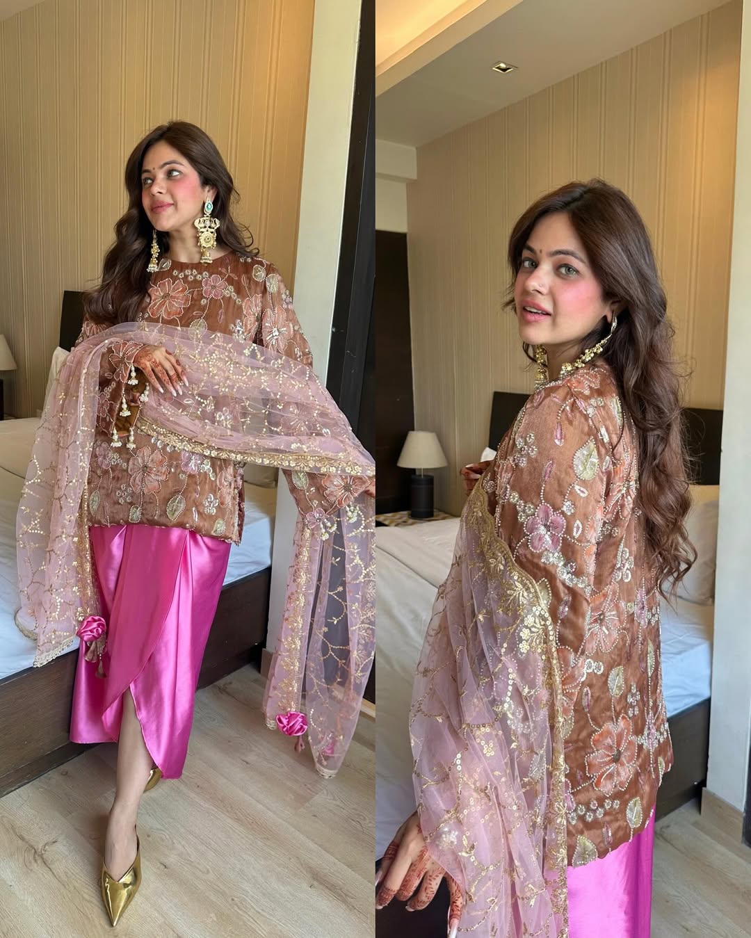 Rose Gold Blossom Tunic SeT