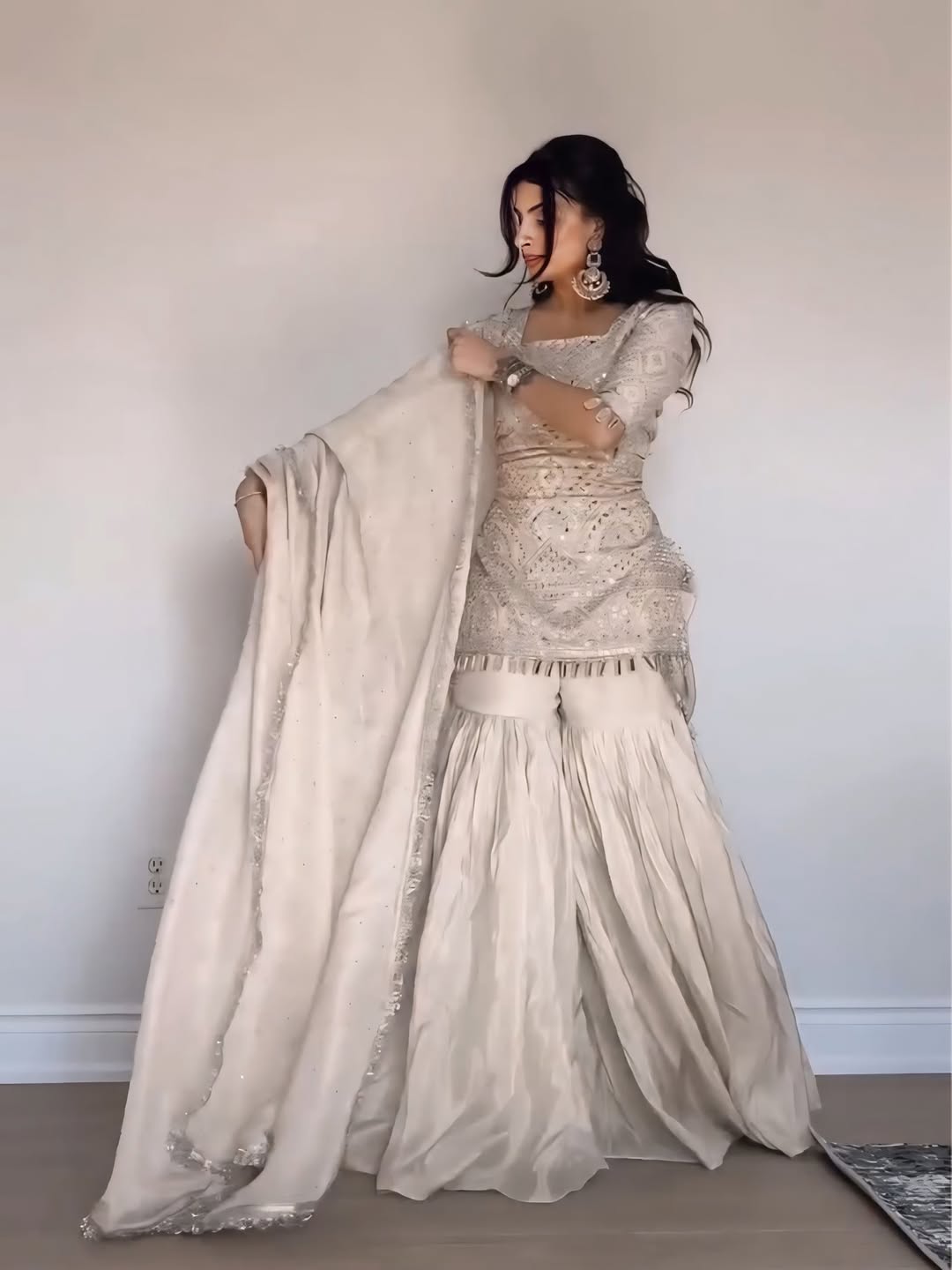 Bold & Beautiful Haldi Sharara Look