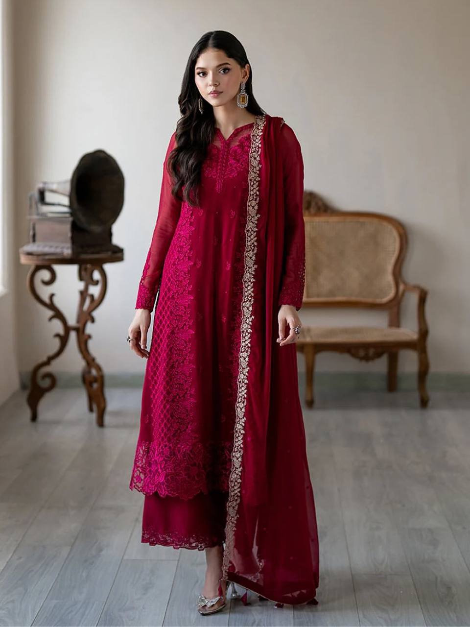 Zeenat Heavy Faux Georgette Party Wear Suit